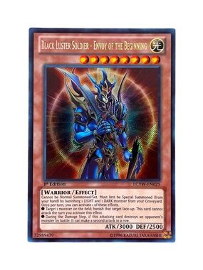 Yu-Gi-Oh! Black Luster Soldier - Envoy of the Beginning LCYW-EN025 Secret 1st NM